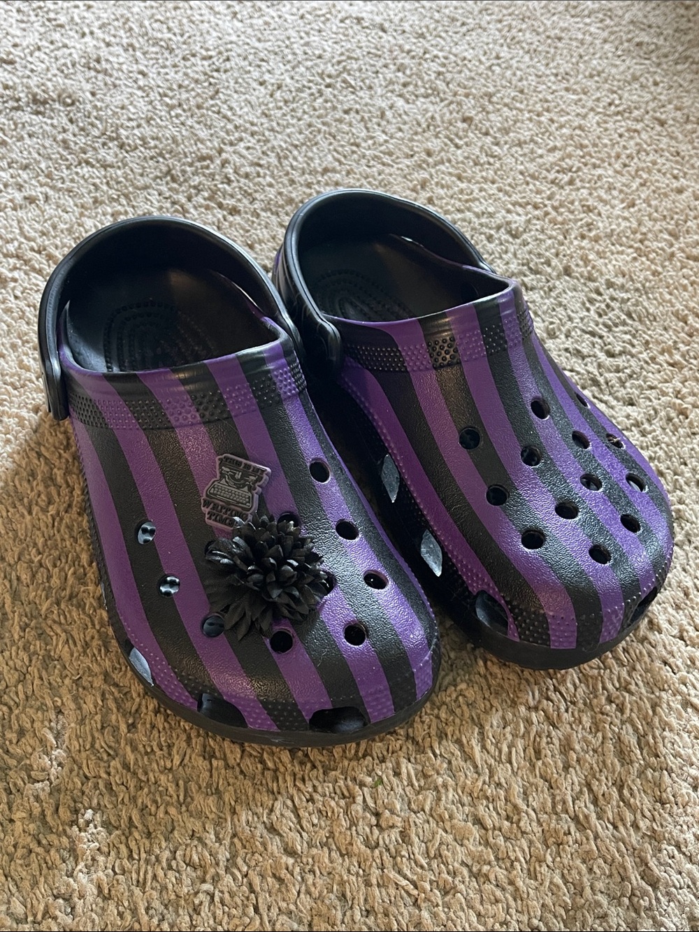 Wednesday x crocs classic nevermore academy clog